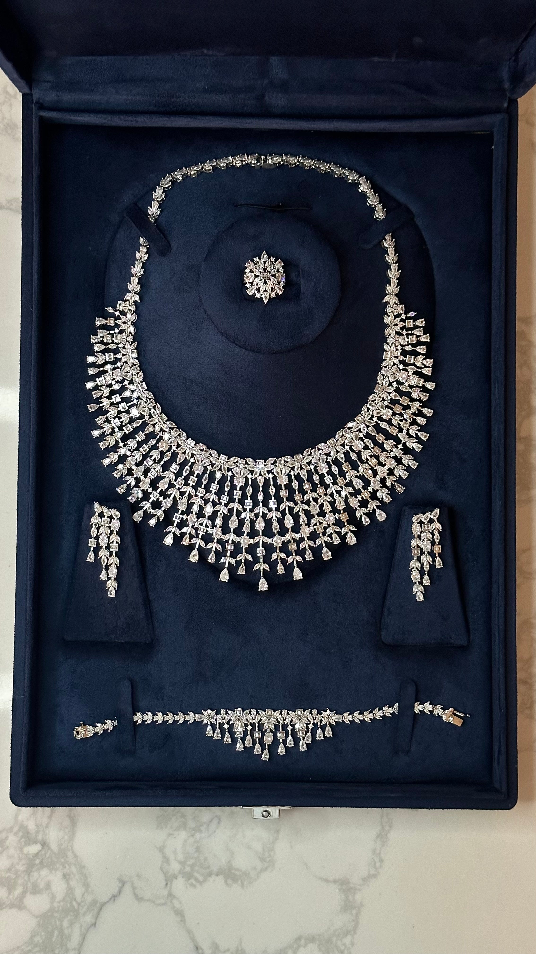 Laila set, silver