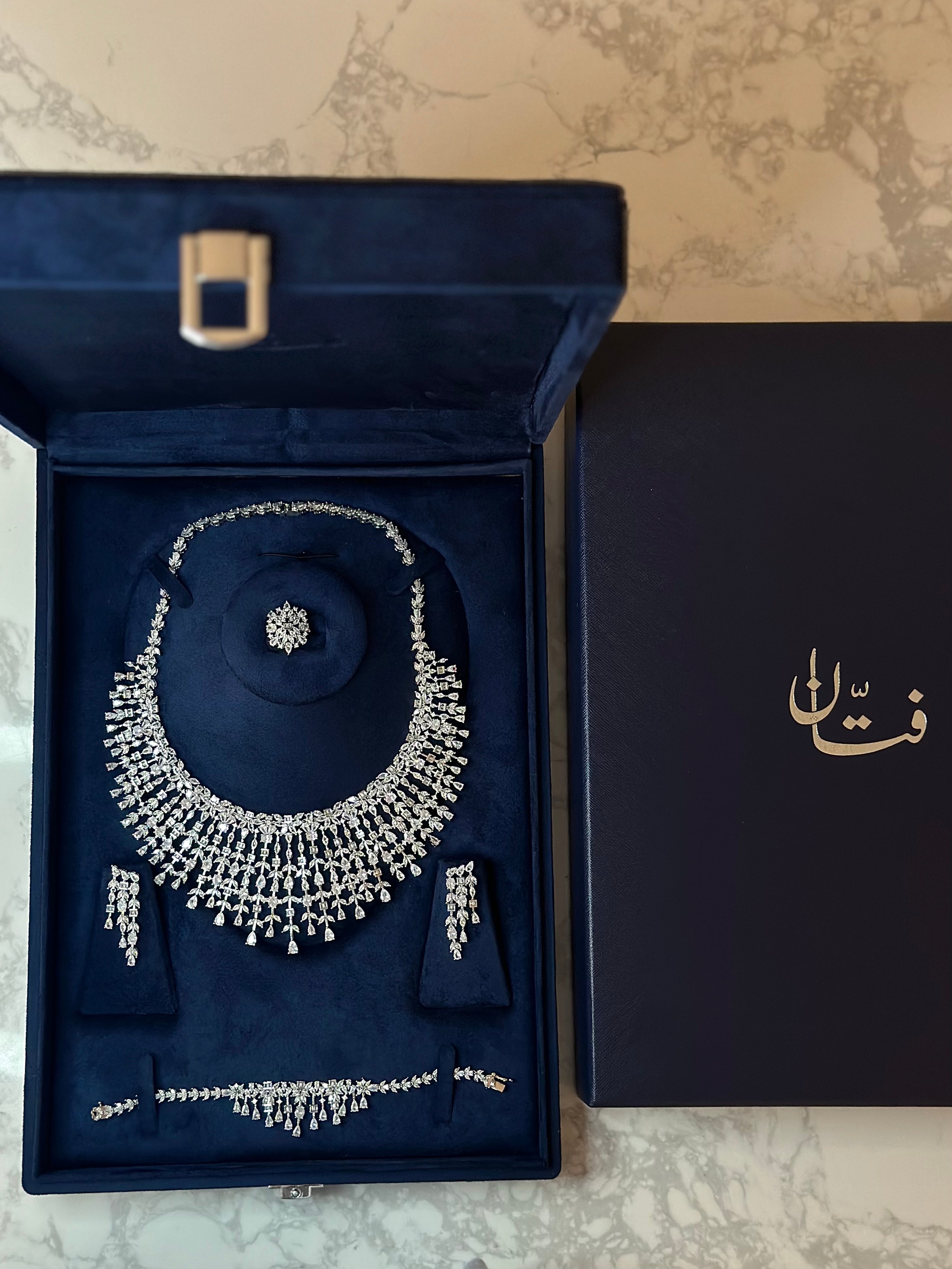 Laila set, silver