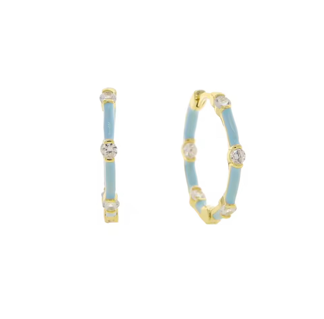 Enamel Earrings