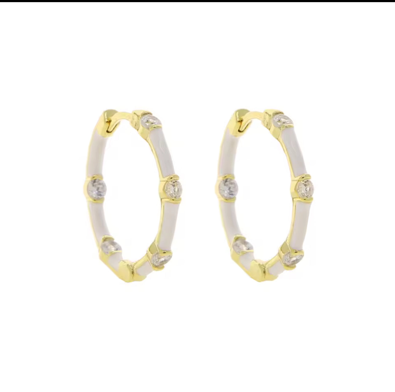 Enamel Earrings