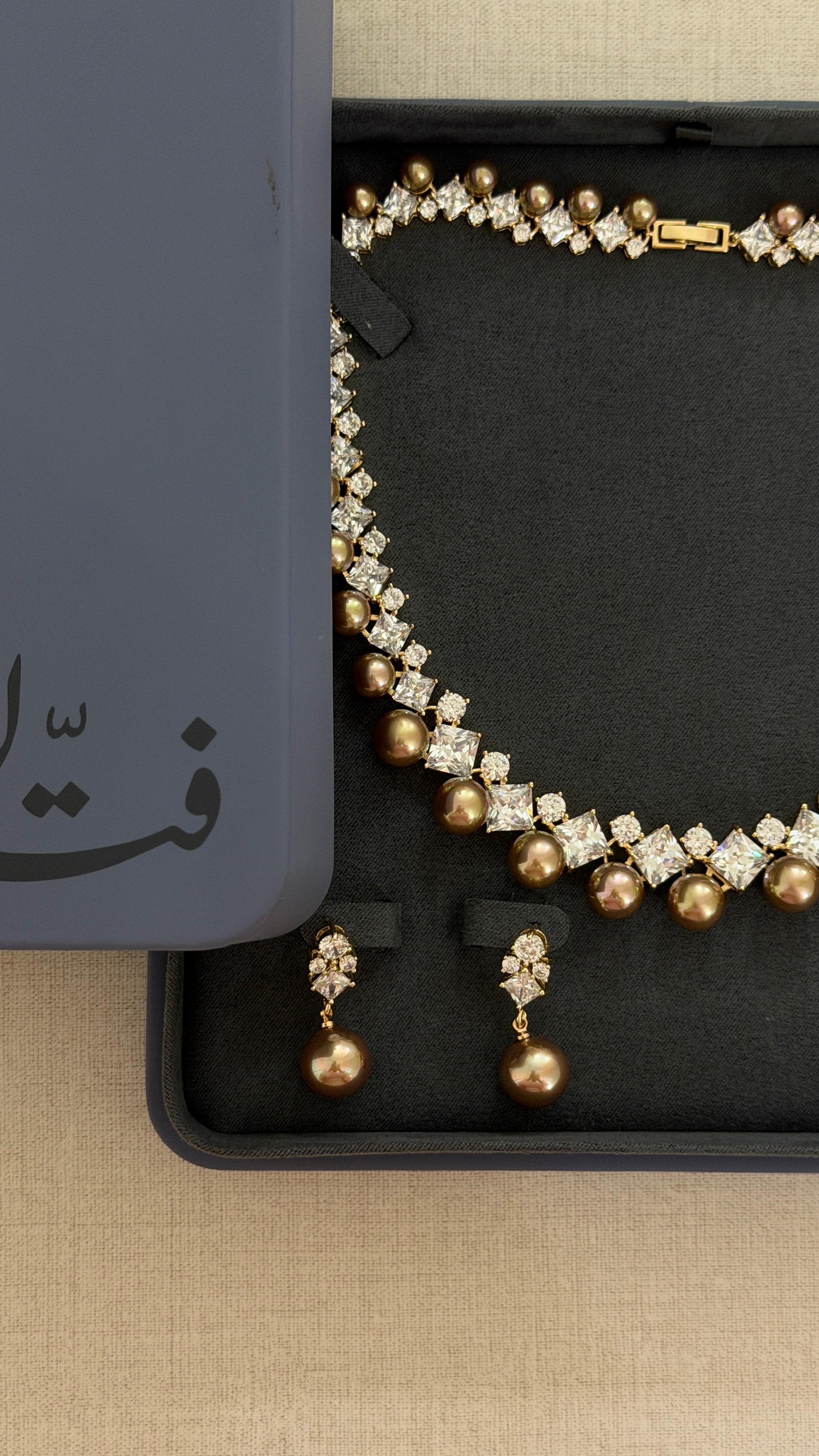 ‏طقم نُويرة فضي،روز قولد