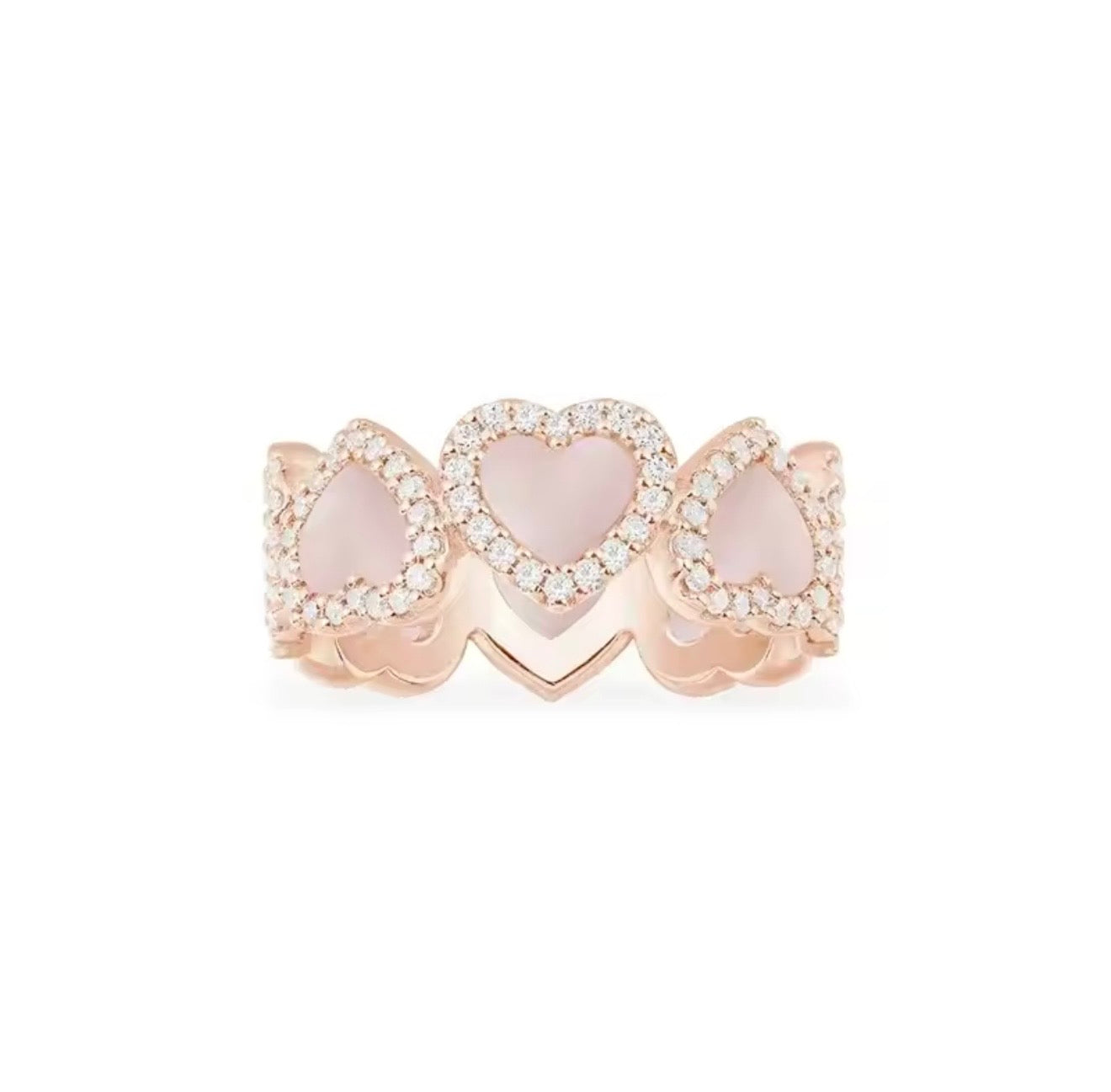 Cherie Hearts Ring