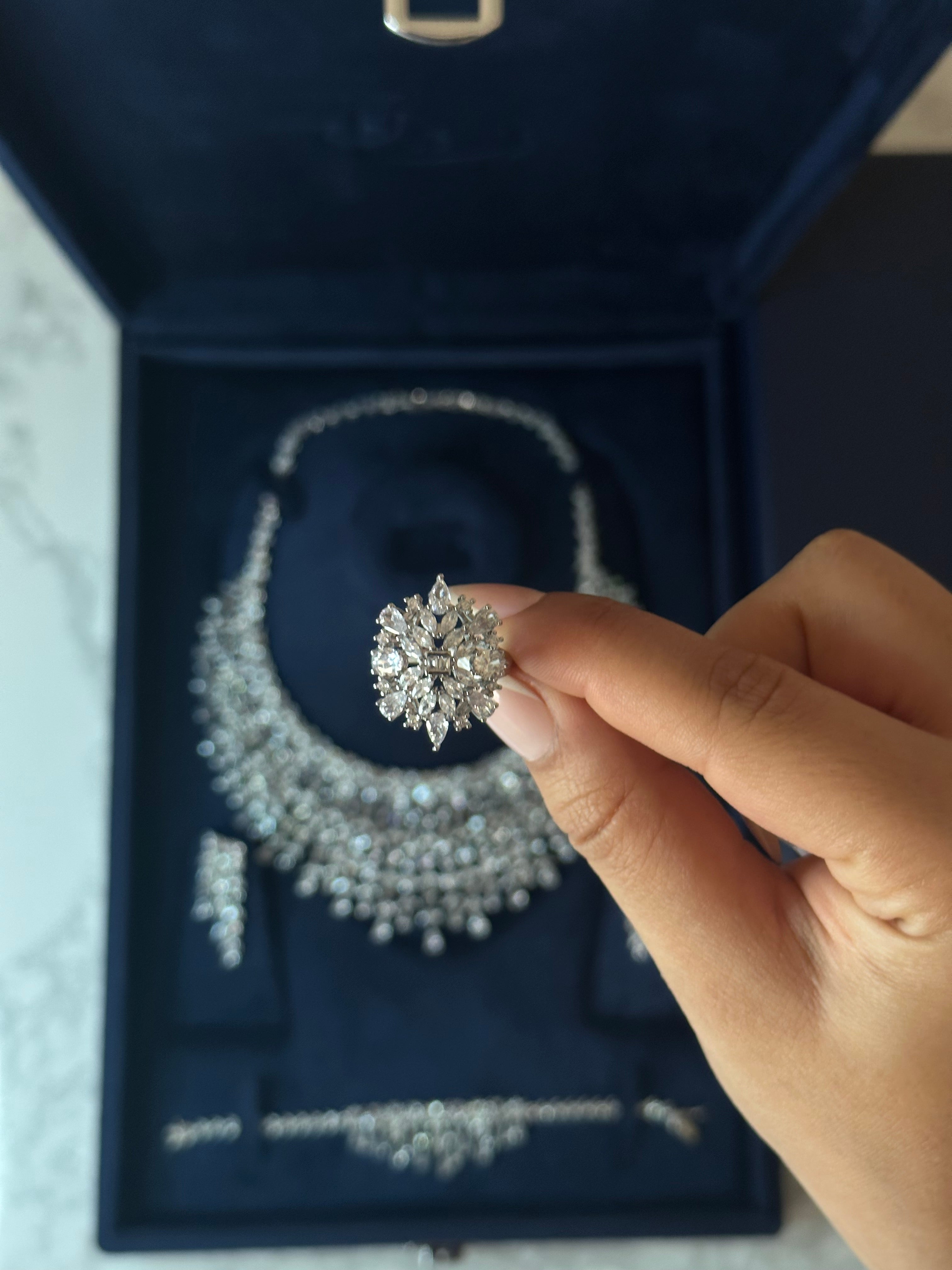 Laila set, silver