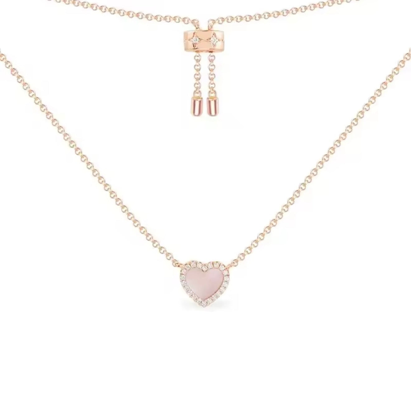Cherie Hearts Necklace
