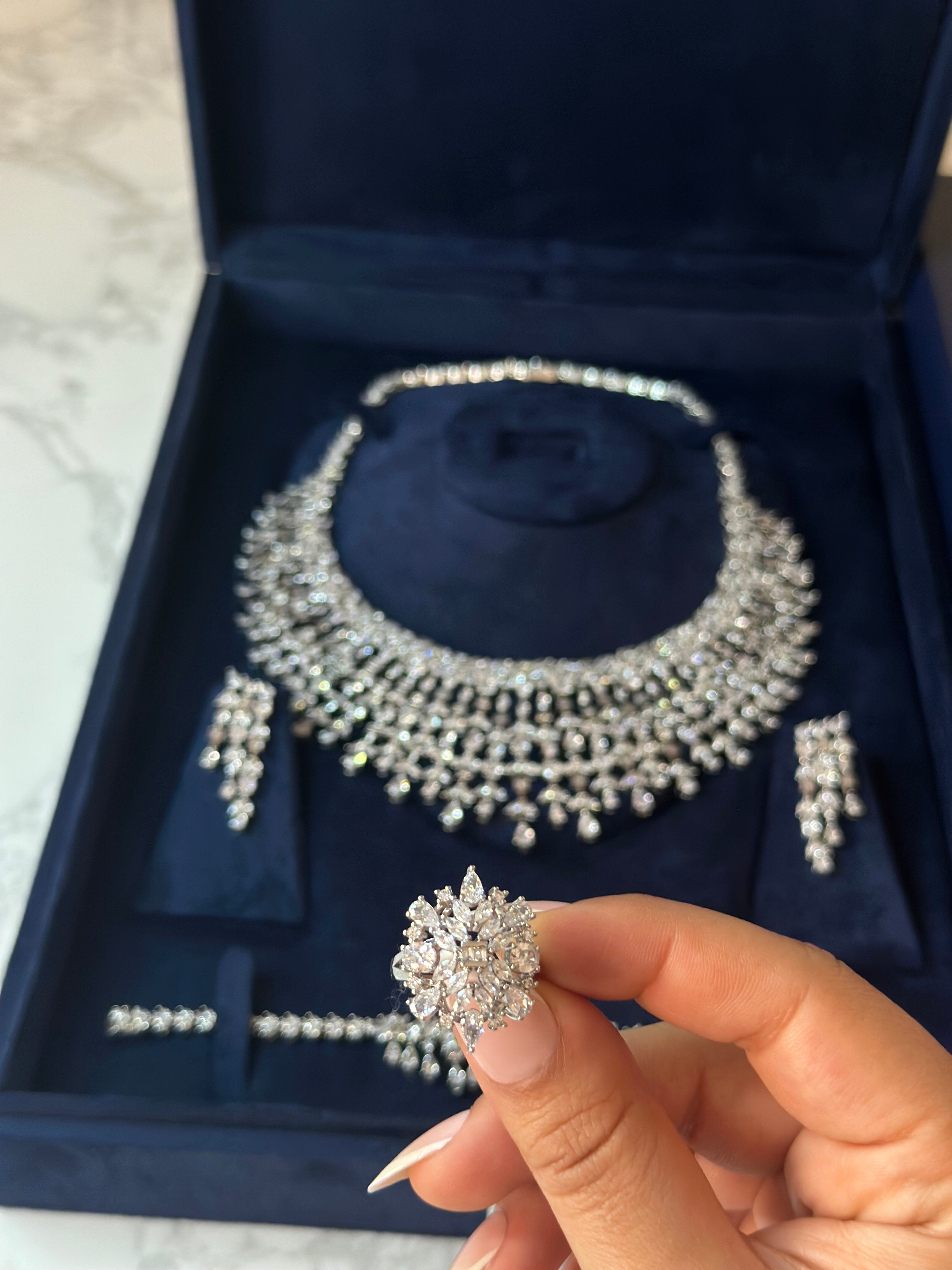 Laila set, silver