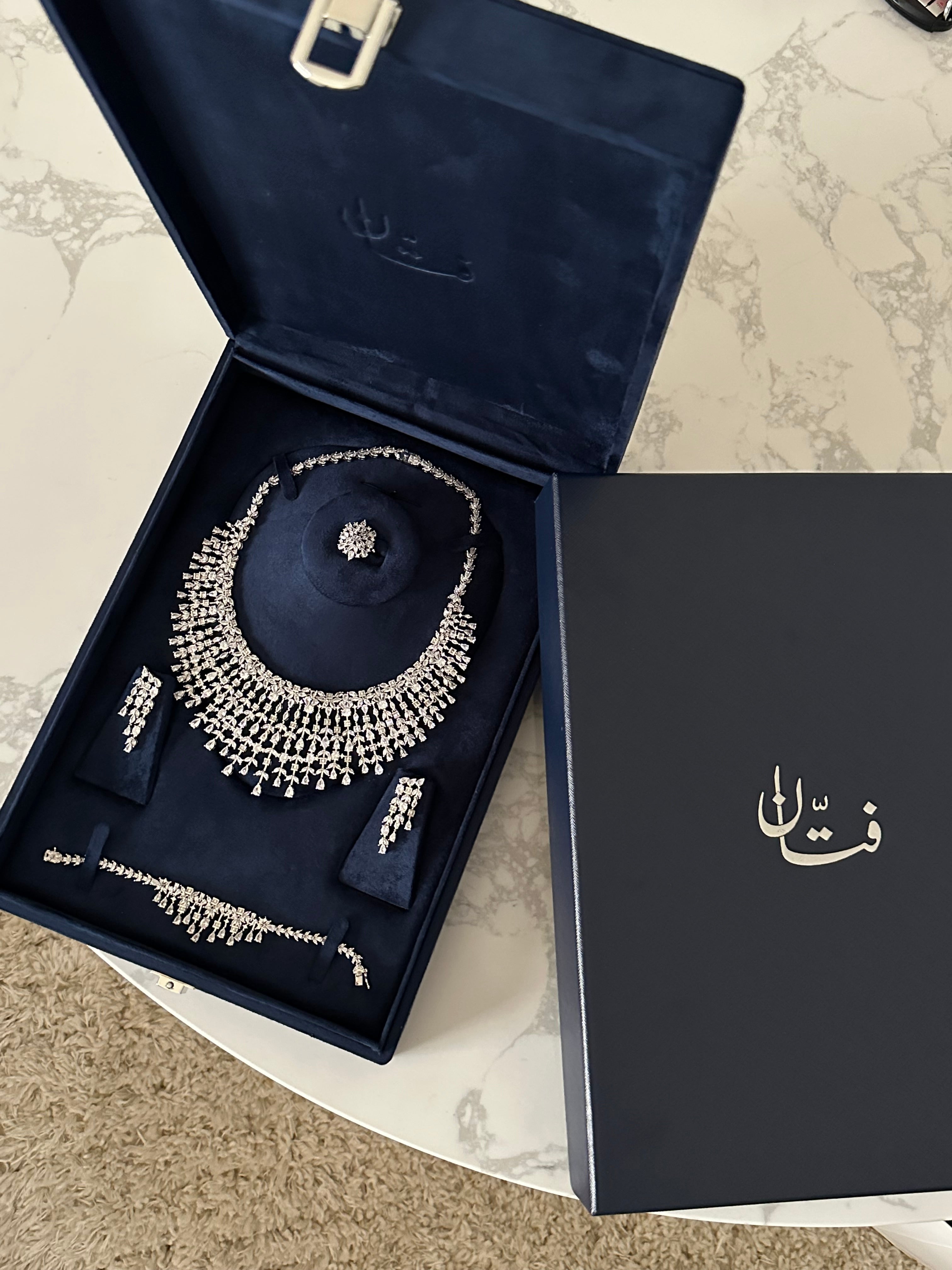 Laila set, silver