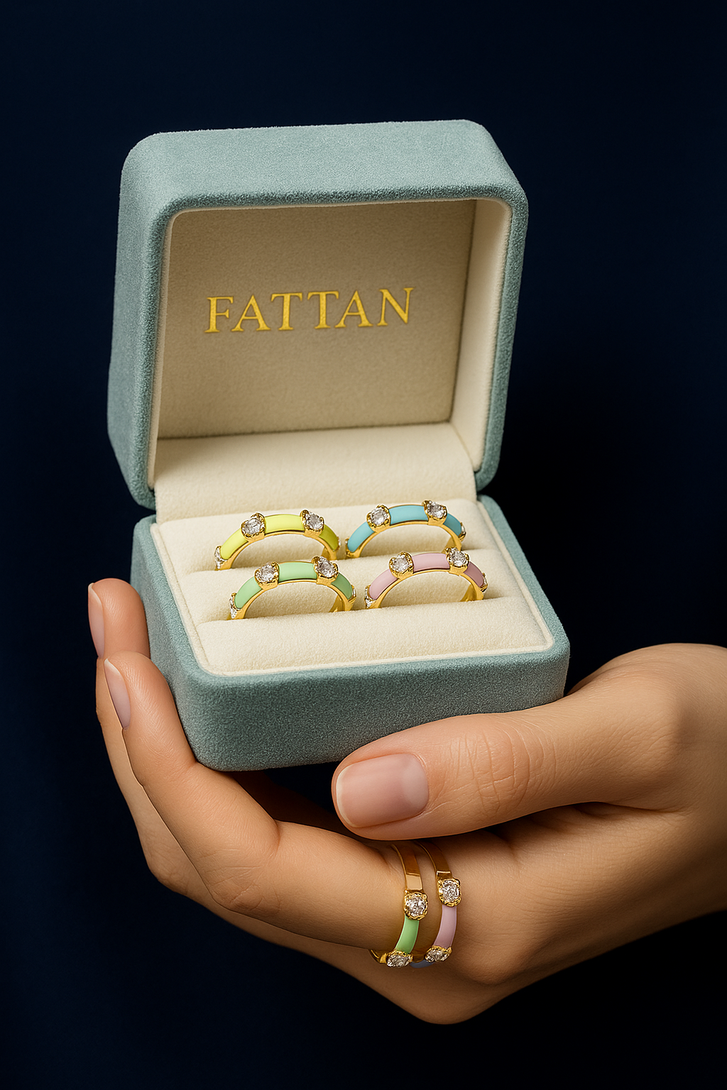 Enamel Rings