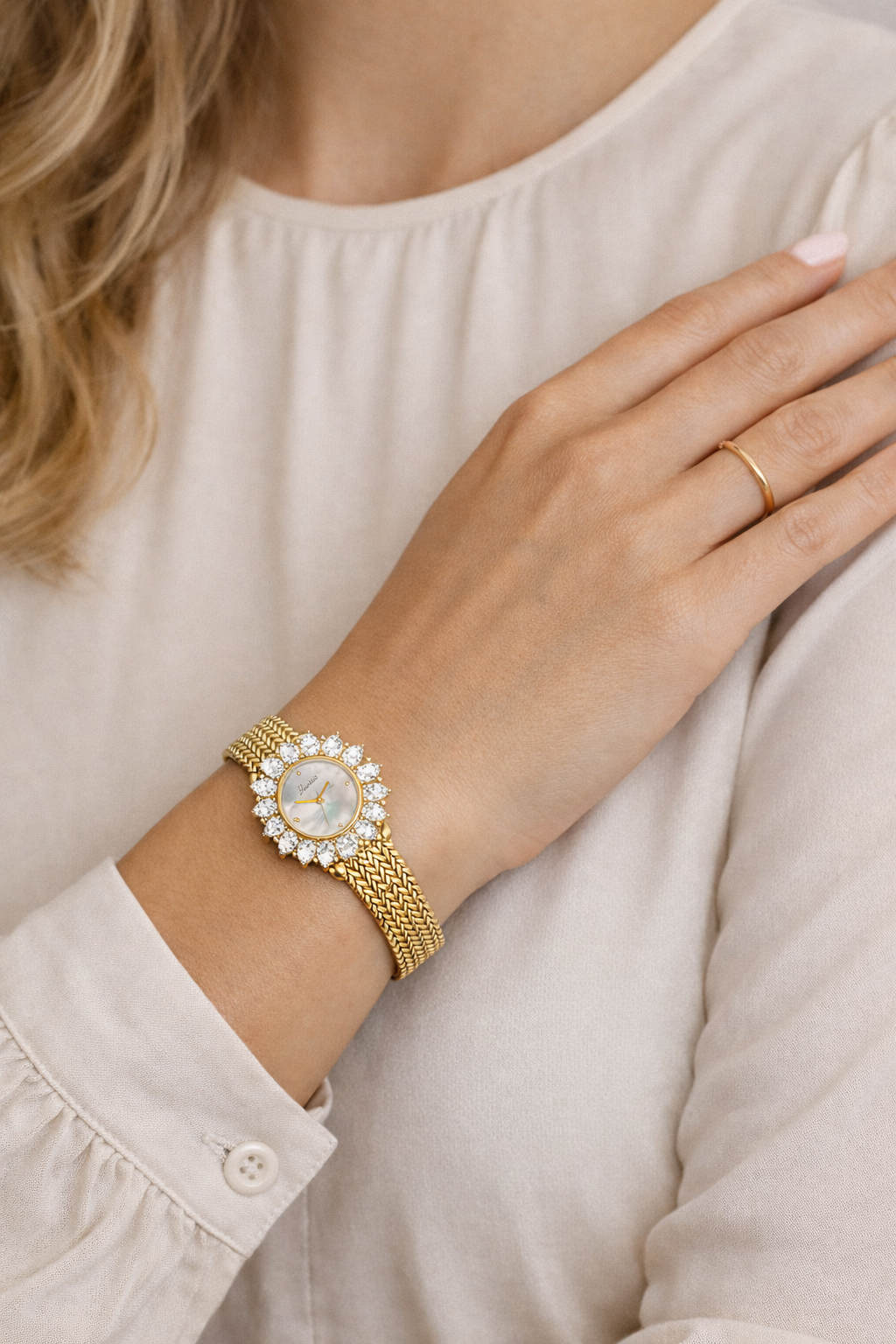 Amara gold watch