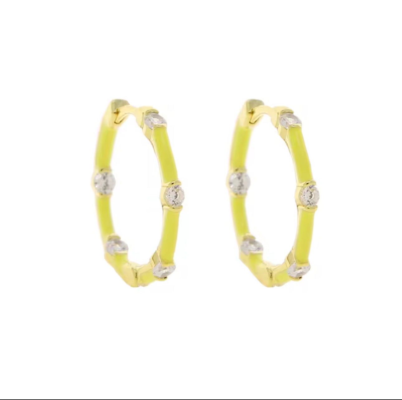 Enamel Earrings